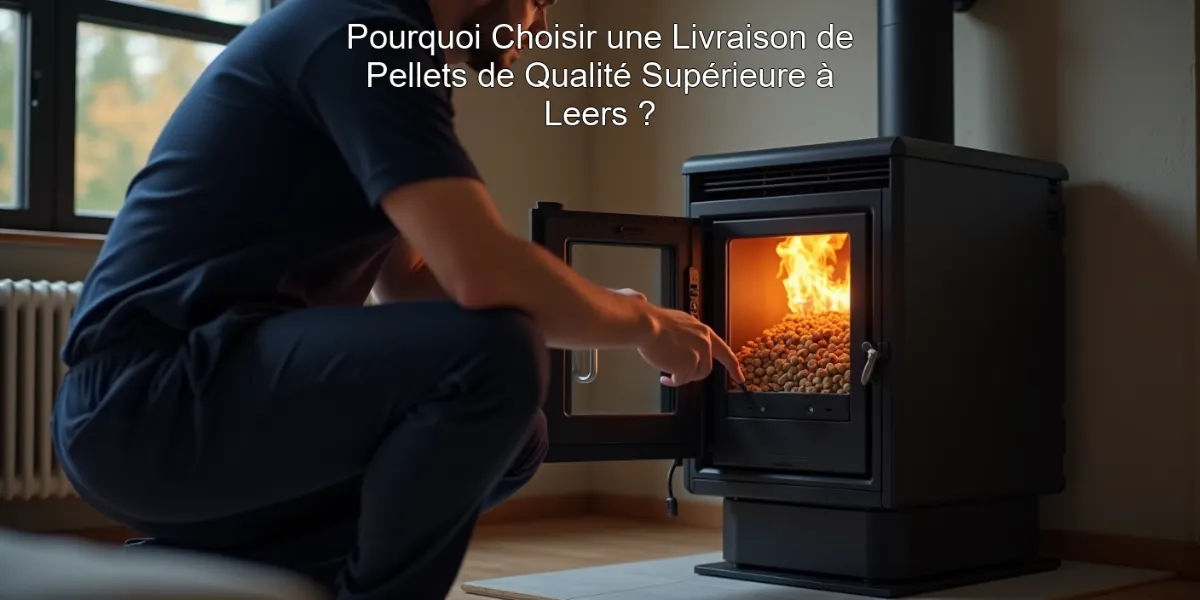 Pourquoi Choisir une Livraison de Pellets de Qualité Supérieure à Leers ?