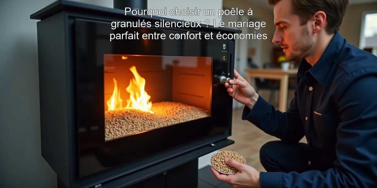 Pourquoi choisir un poêle à granulés silencieux ? Le mariage parfait entre confort et économies