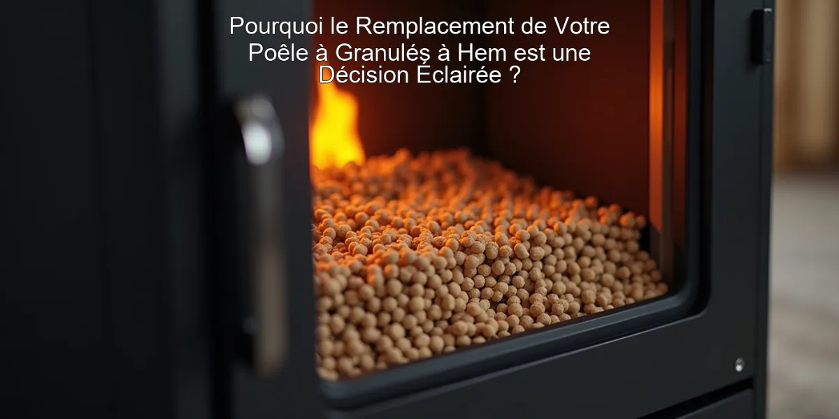 Pourquoi le Remplacement de Votre Poêle à Granulés à Hem est une Décision Éclairée ?